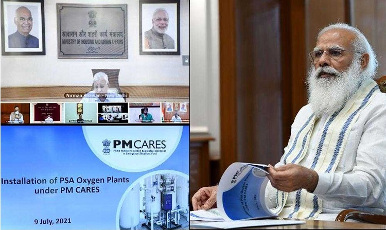 PM Modi inaugurates our 3 Airox PSA oxygen generator plants (India)