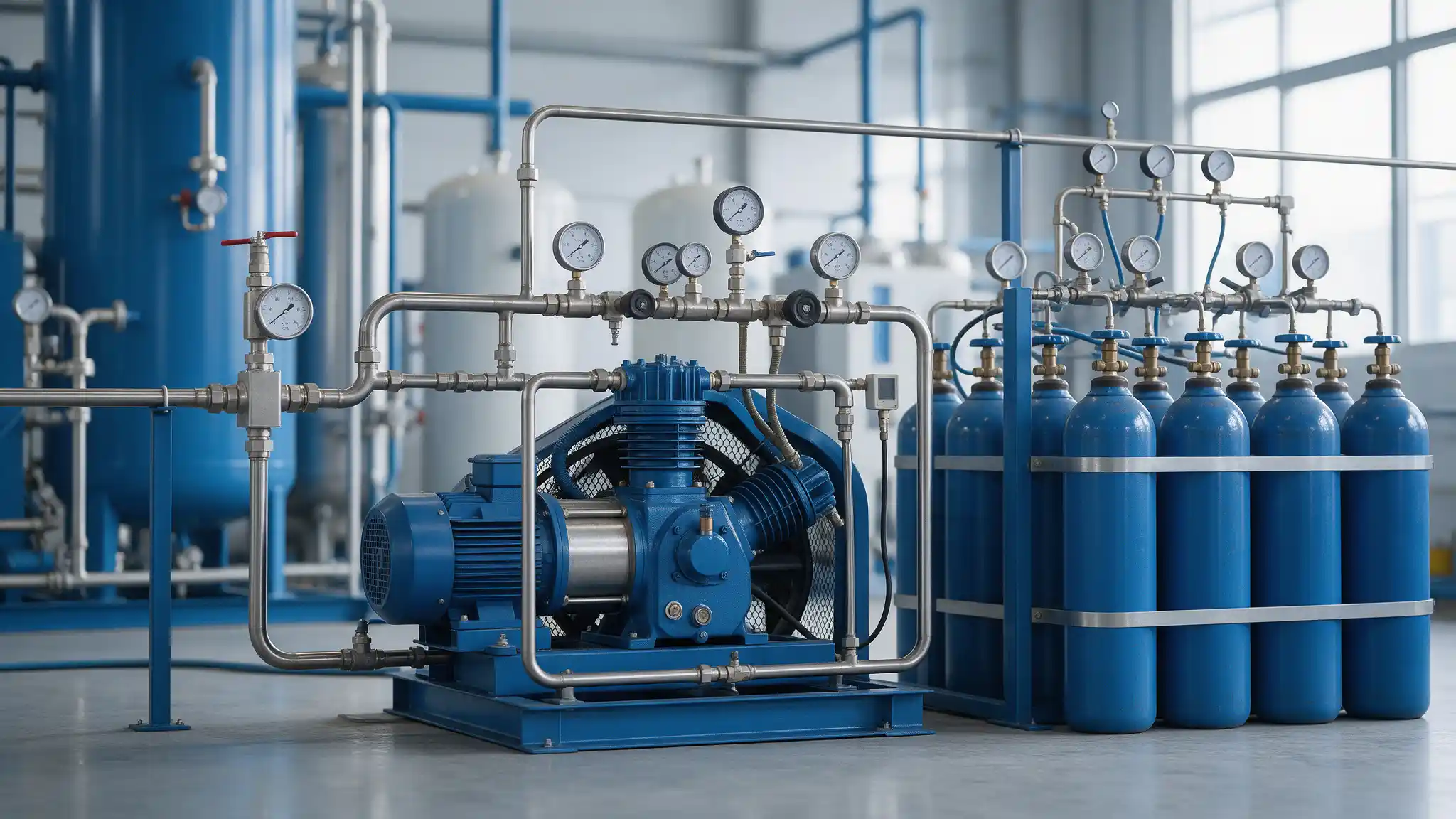 How Oxygen Gas Boosters Support High-Pressure Oxygen Systems