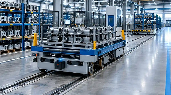 Electrical Track Vehicle System for Efficient Material Handling
