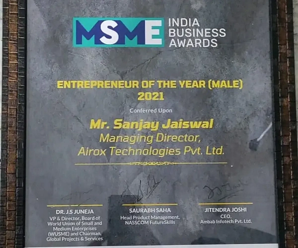 MSME Indian Business Award.