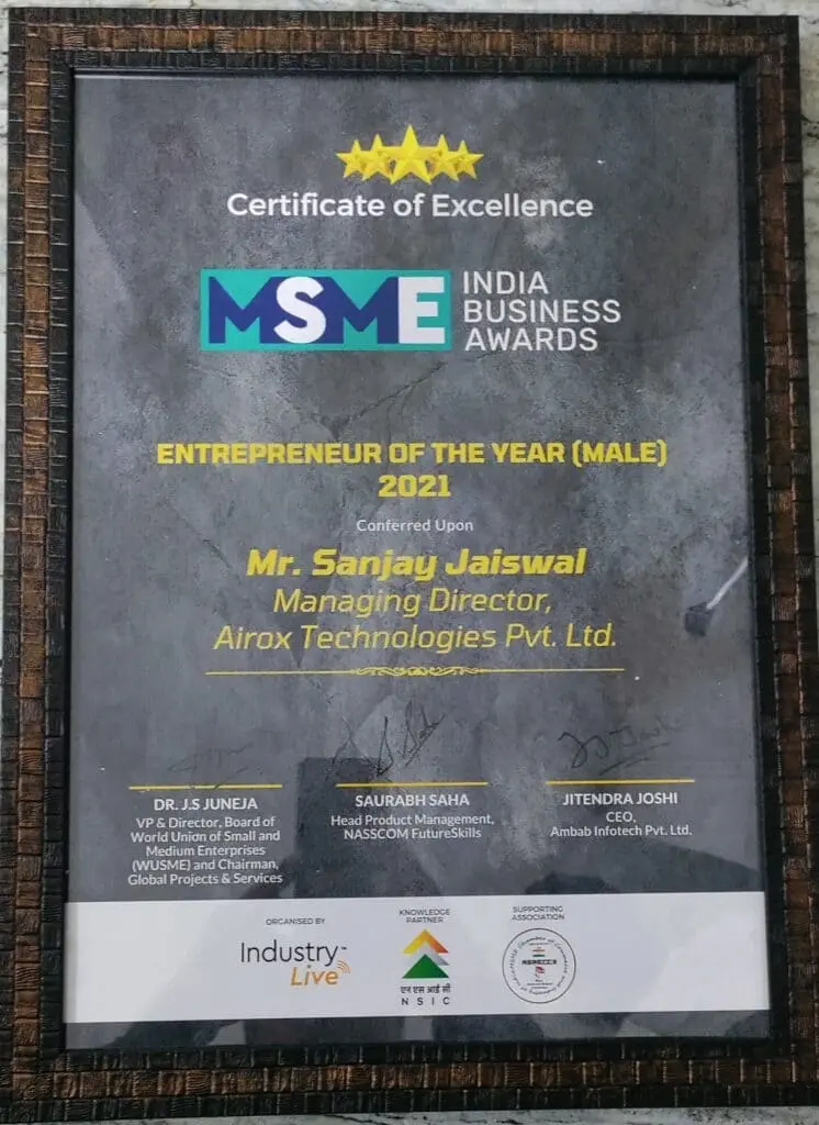 MSME Indian Business Award